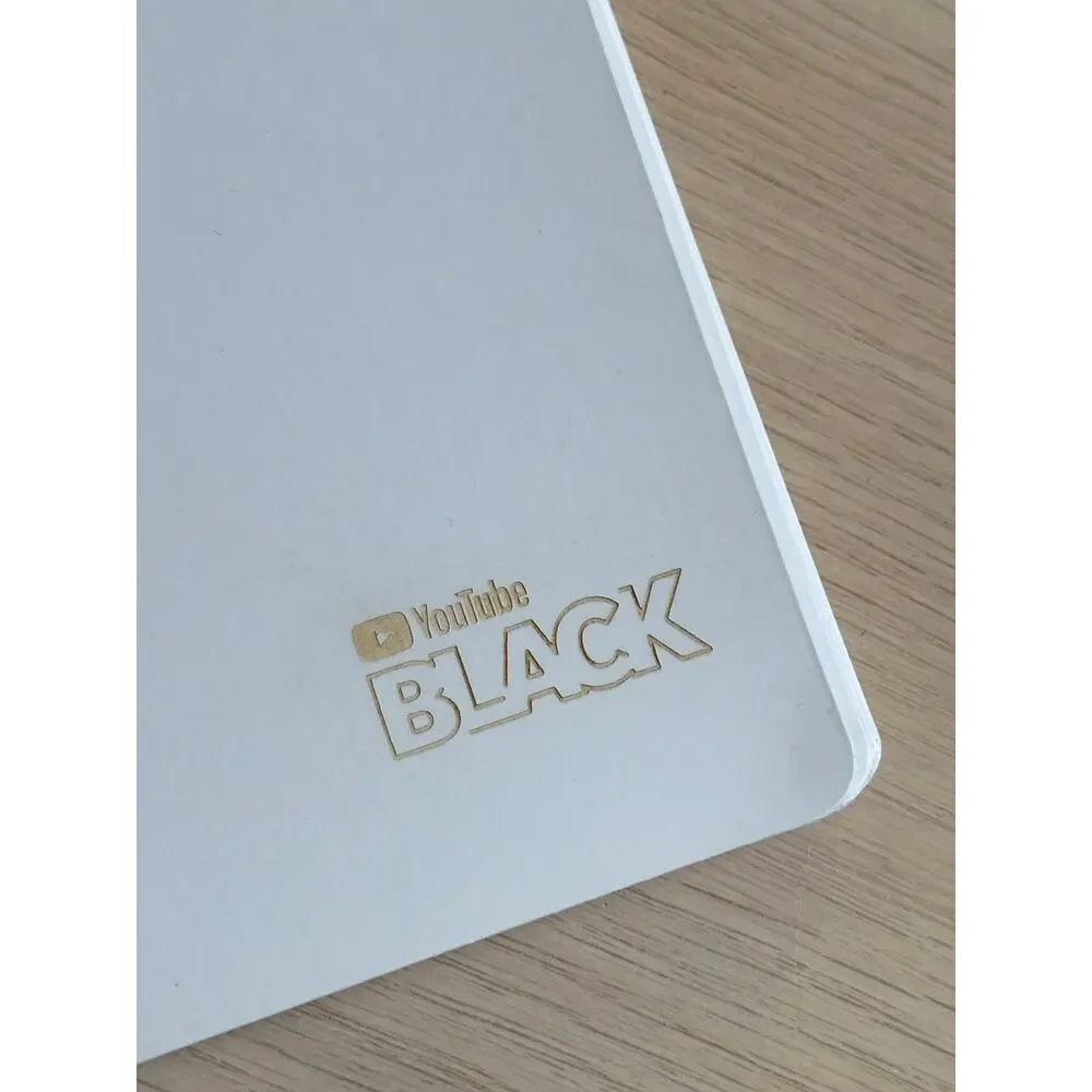 Rare YouTube Black Ringed Notebook